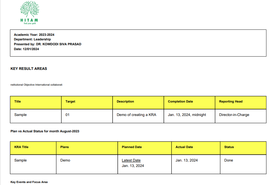 KRA WebApp Screenshot